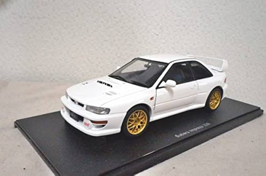 Amazon | オートアート スバル インプレッサ 22B STI 1/18 ミニカー 白