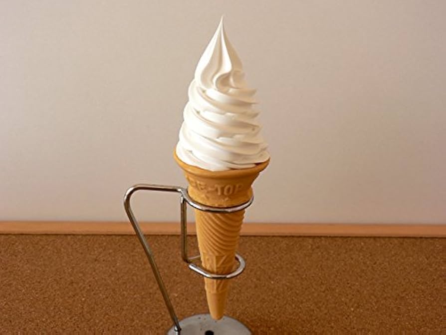 Amazon.co.jp: 食品サンプル屋 食品サンプル ソフトクリーム バニラ
