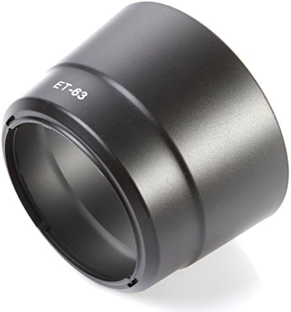 Amazon | ピーシーエーテック Canon レンズフード 互換品 ET-63 EF-S55