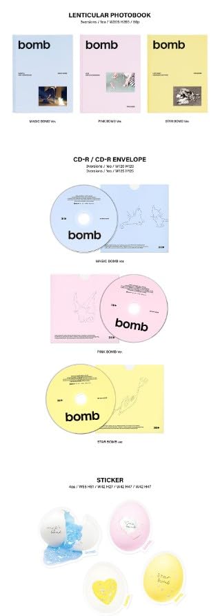 Amazon.com: ILLIT bomb [Photobook Ver.] 3rd Mini Album (Magic Bomb