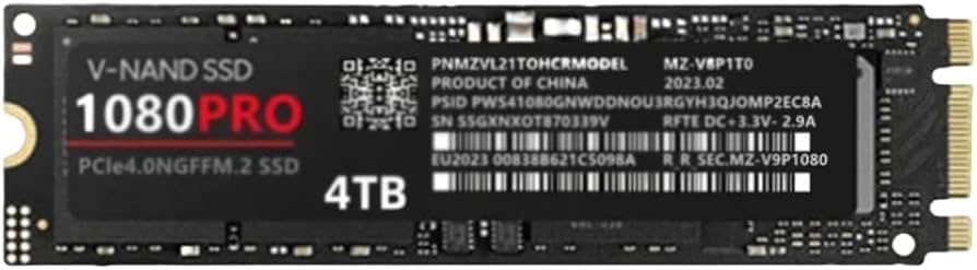 1 pcs, 1080 PRO 4TB Original SSD M2 2280 PCIe 4.0 NVME SSD Card