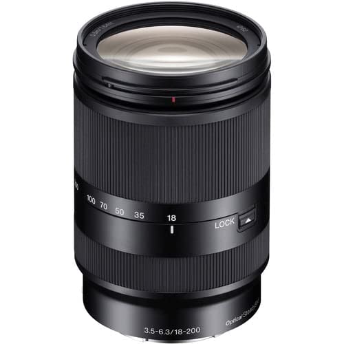Amazon.com : Sony 18-200mm F3.5-6.3 E-Mount Lens SEL18200LE
