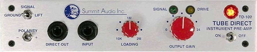 Amazon.co.jp: Summit Audio TD-100 インストゥルメントプリアンプと