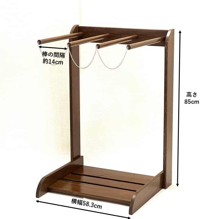 Amazon.co.jp: KAZU工房 サーフボードラック 3本立て 縦置き ウッド