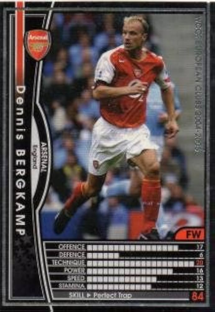 Amazon.co.jp: WCCF/04-05/アーセナル/黒/014/デニス・ベルカンプ