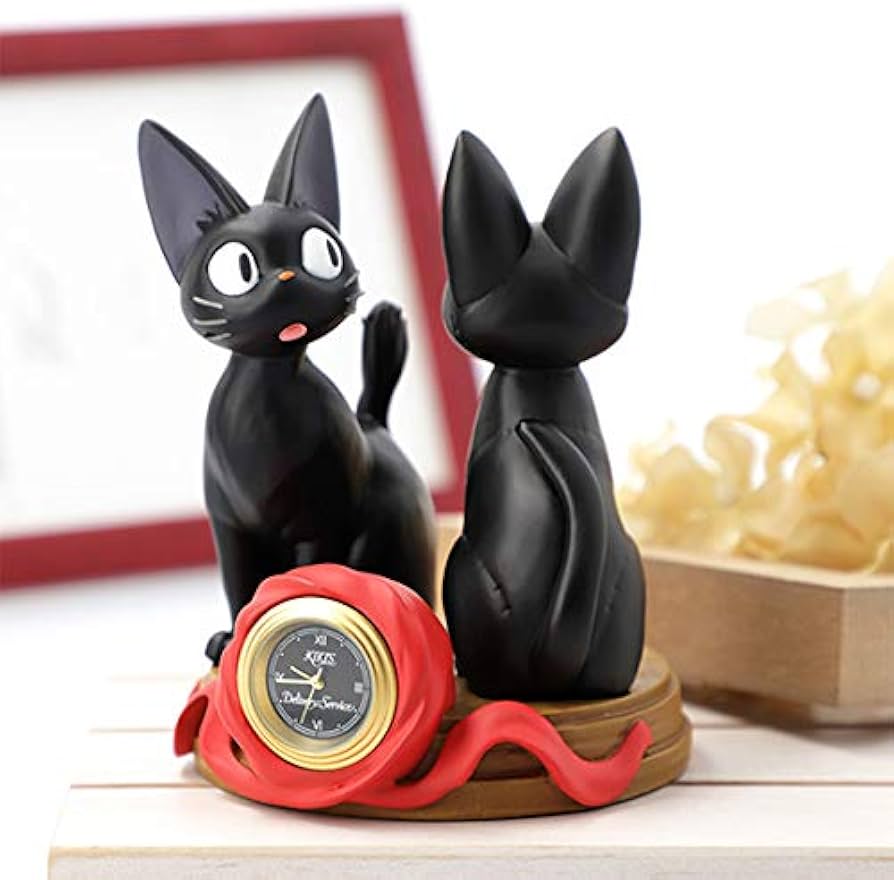 Amazon.co.jp: スタジオジブリ 魔女の宅急便 ミニ置時計 ジジと