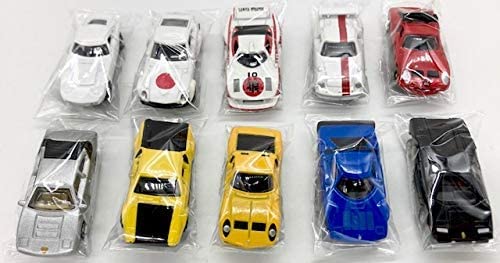 Amazon | サーキットの狼 ミニカー 全10種フルセット（ミニブック＆袋