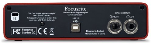 Amazon.co.jp: Focusrite Scarlett 2i2 オーディオインターフェイス