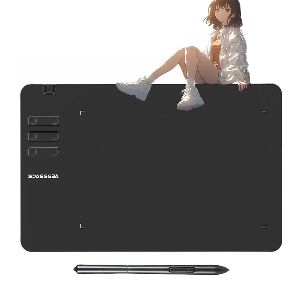 Amazon | Spaseeba ペンタブレット T605 ペンタブ 6.7*4インチ 板タブ