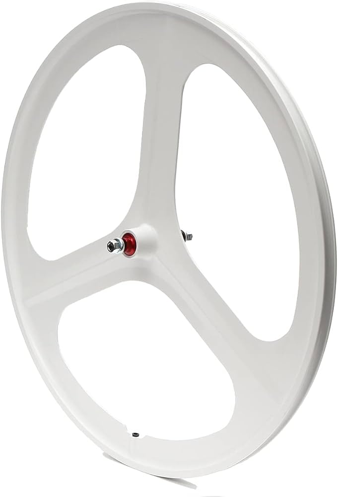 Amazon | VEROMAN バトンホイール ホワイト 街乗り用 スリースポーク