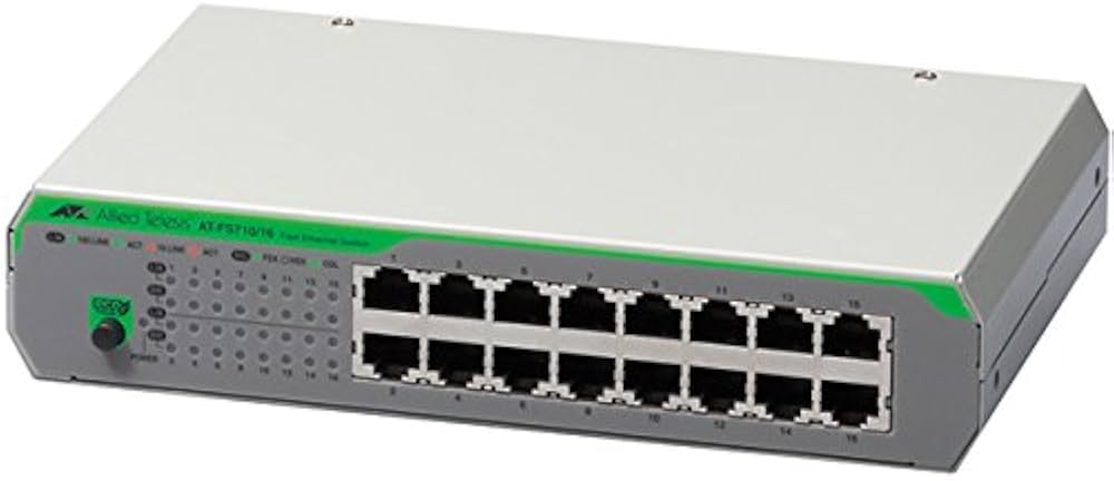 Amazon | AT-FS710/16 レイヤー2スイッチ | Allied Telesis