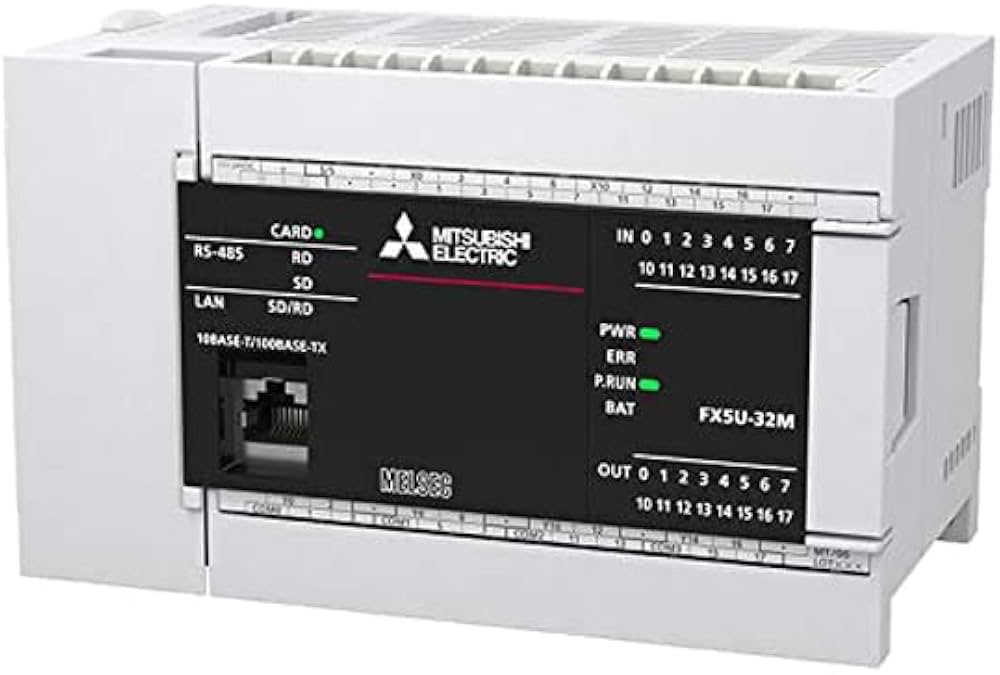 Amazon | 三菱電機 FX5Uシーケンサ CPUユニット DC電源 ネジ式端子台