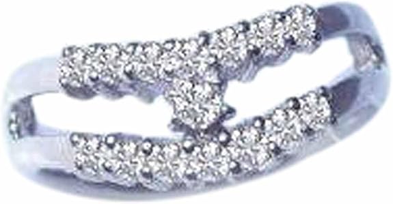 Amazon | K18ダイヤモンドエタニティリング(指輪) ピンキーリング 0.31