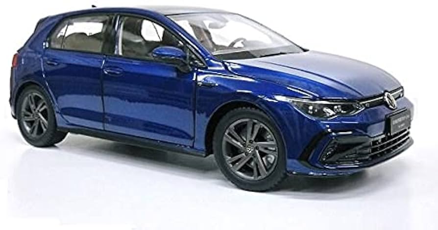 Amazon | VW特注 1/18 フォルクスワーゲン ゴルフ R-Line (ブルー