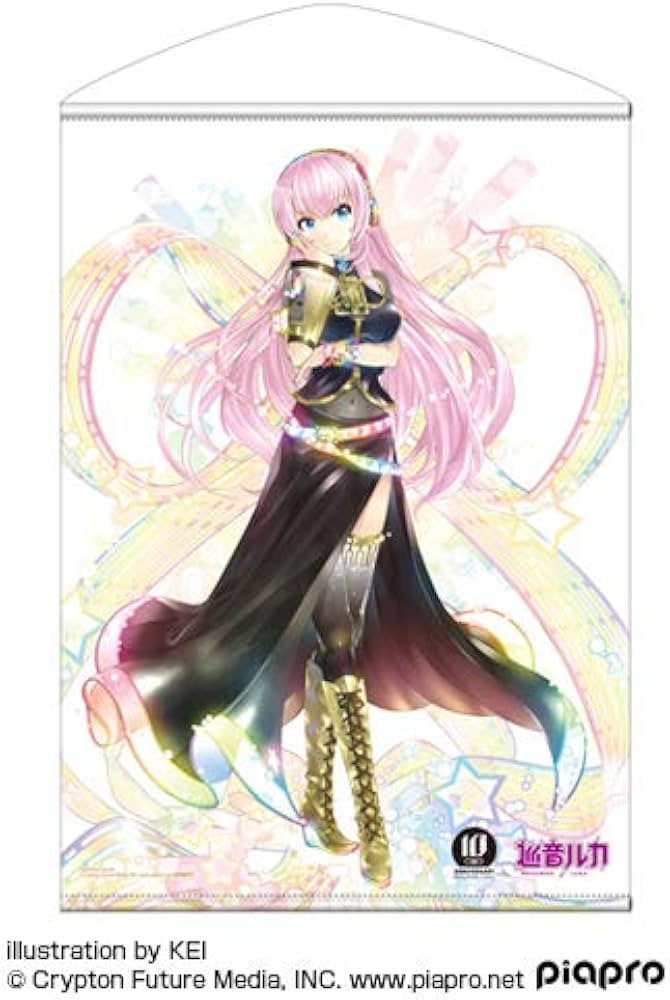 Amazon.co.jp: 巡音ルカ 巡音ルカ 10th Anniv. B2タペストリー KEI Ver