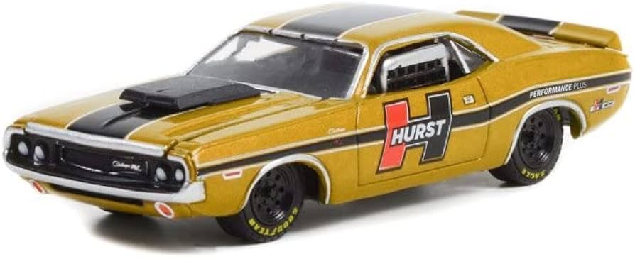 Amazon.com: 1970 Dodge Challenger R/T, Gold - Greenlight 41140C/48