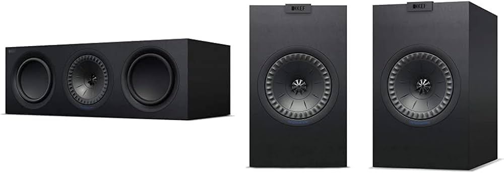 Amazon.com: KEF Q650c Center Channel Speaker (Each, Black) & Q150B