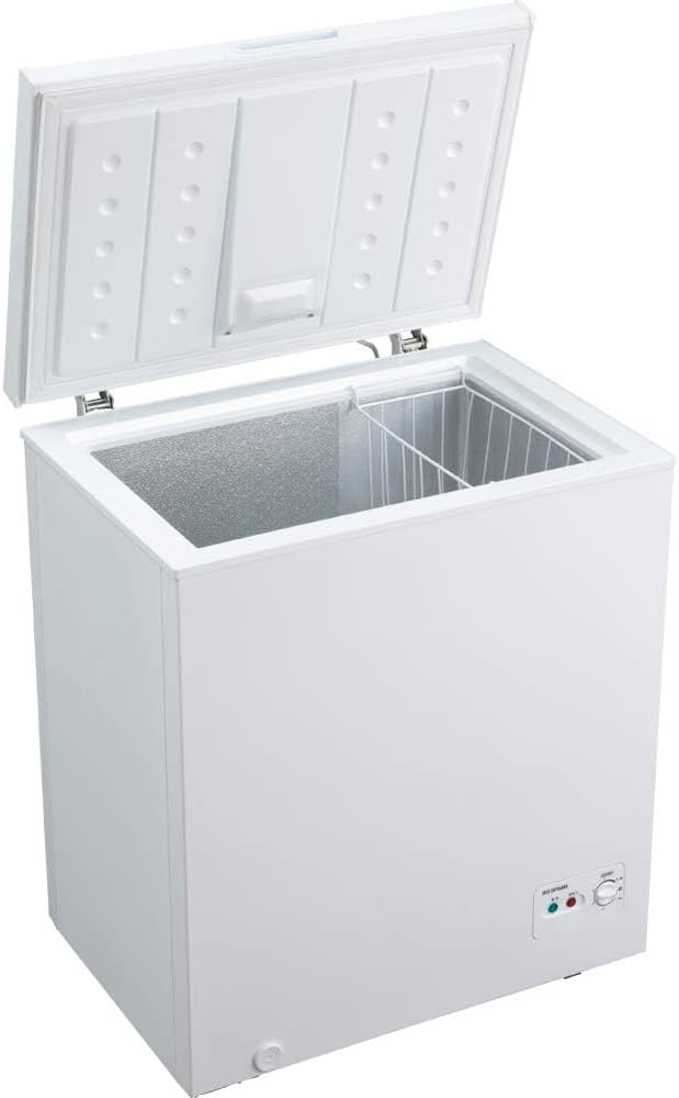 Amazon.co.jp: アイリスオーヤマ 冷凍庫 142L ホワイト ICSD-14A-W 上