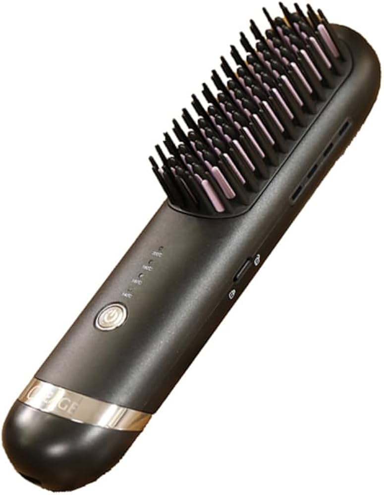 Amazon.co.jp: クリアージュ コードレスヘアアイロンブラシ (ブラック