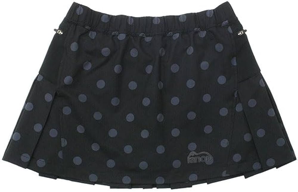 Amazon.co.jp: ranor ラナー DOTS PLEATS SKIRT(WHITH INN) BLACK
