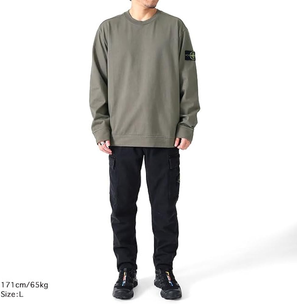 Amazon | [ストーンアイランド] ガーメントダイ ロンT 100075 長袖T