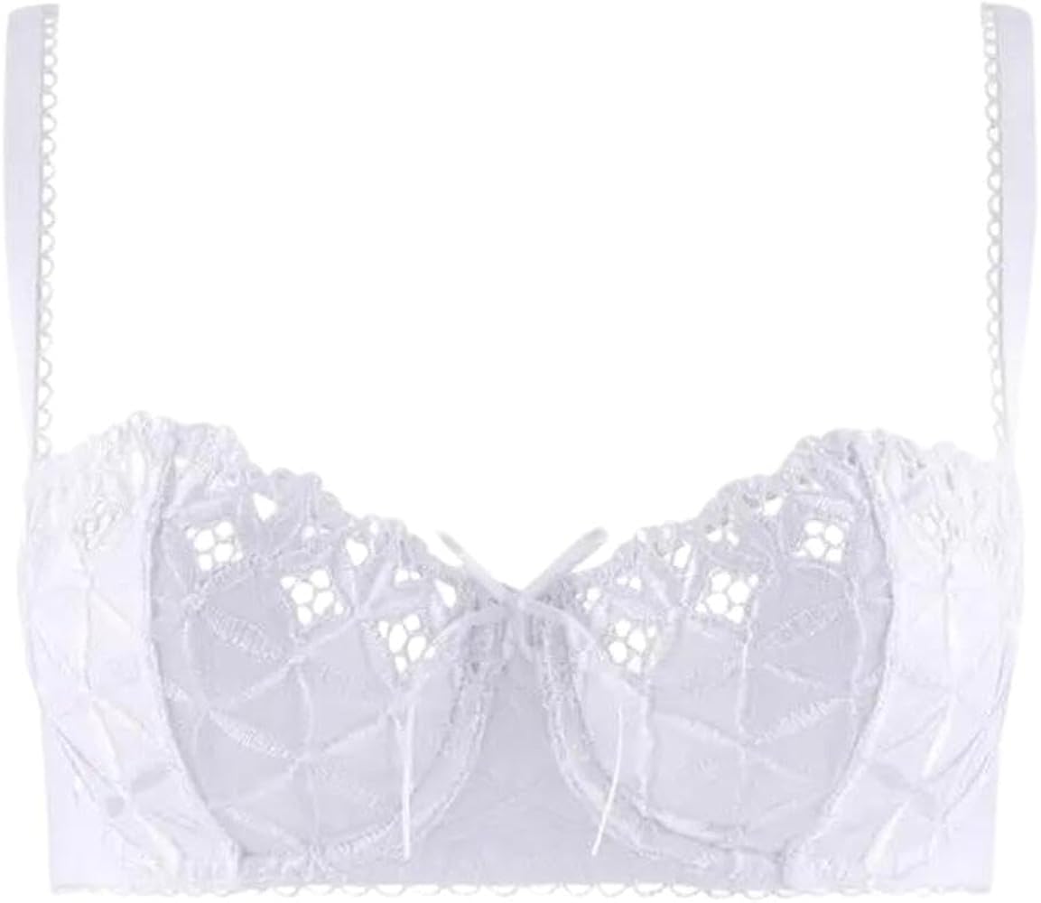 Aubade Women's Bahia & Moi Half Cup Bra, White (Blanc), 32C at