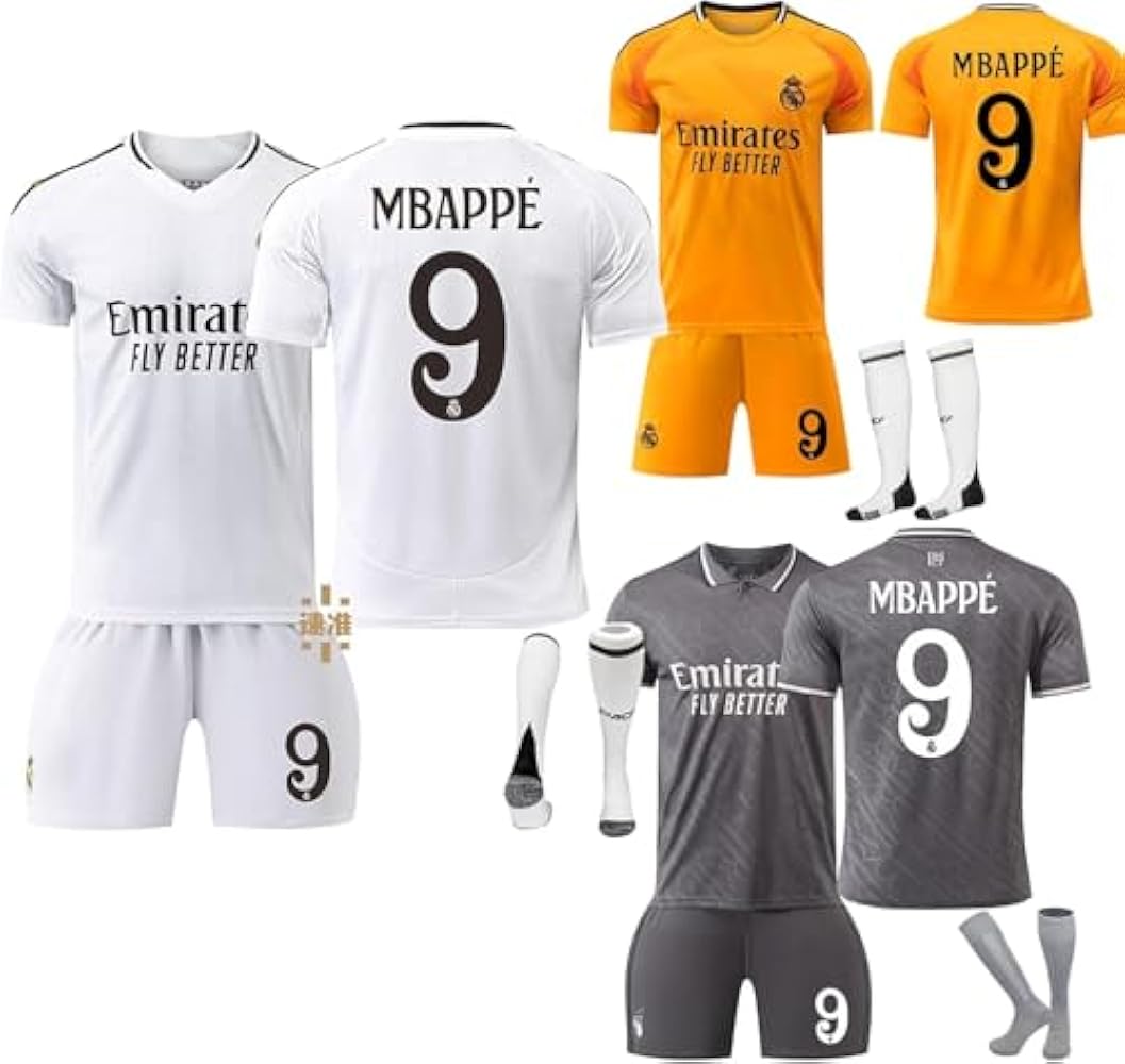 Amazon.co.jp: 24-25 レアル・マドリード ホーム アウェイ エムバペ