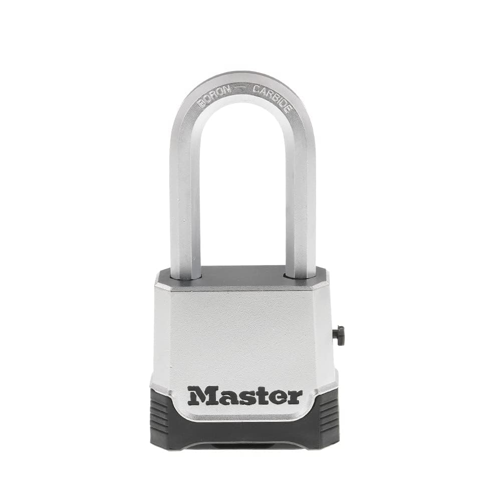 Master Lock Silver Outdoor Combination Lock, Heavy Duty Weather