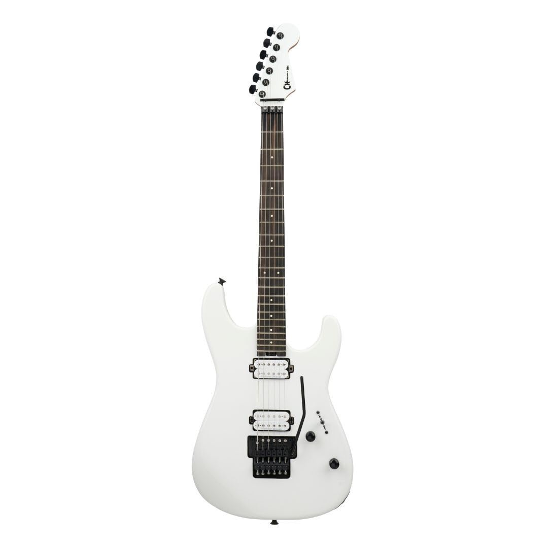 Amazon.com: Charvel Pro-Mod Plus SC1 HH FR Electric Guitar - Snow