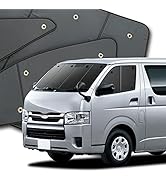 Amazon | 趣味職人 サンシェード シームレス ライト 車 ハイエース 200