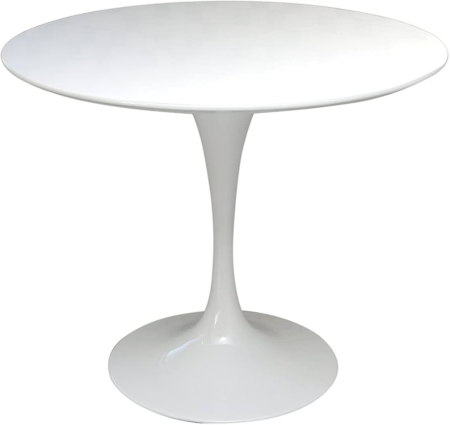 Amazon｜チューリップテーブル 天板直径90cm 色ホワイト エーロ