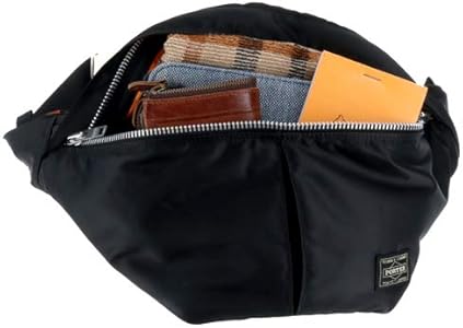 Amazon | [ポーター] ウエストバッグ(L) [TANKER/タンカー] 1.ブラック