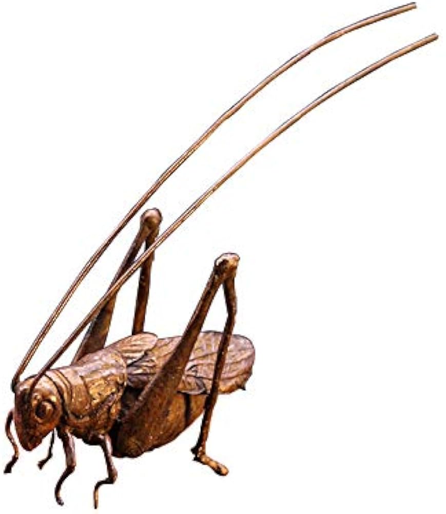 Amazon.co.jp: 純銅銅クリケット銅バッタで作られた手作りの小さな