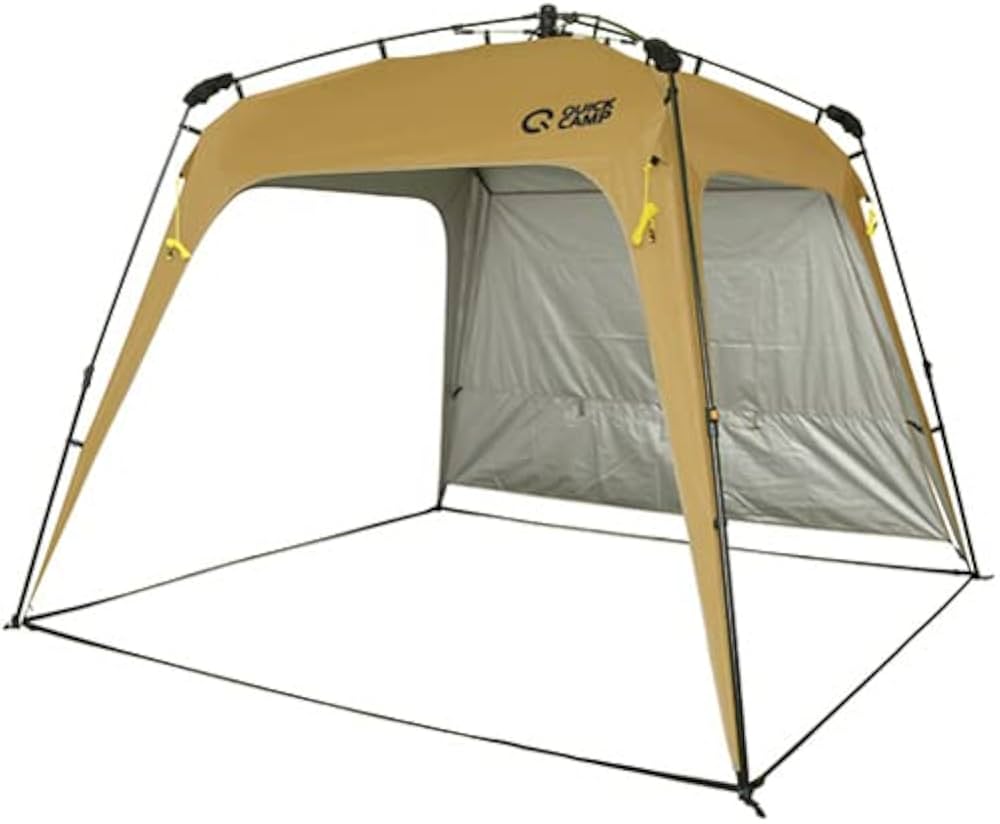 Amazon | [クイックキャンプ] ワンタッチタープ 2.5m×2.5m フラップ
