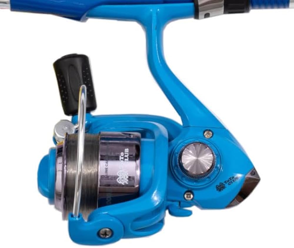 Amazon | ファミリーパックセット 210 ロッド 糸付リールセット ブルー