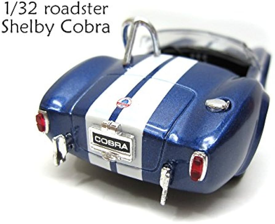 Amazon | 1/32 シェルビー・コブラ 427 S/C□青□プルバック おもちゃ