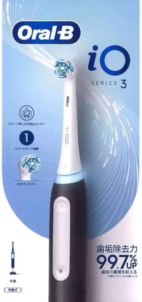 Amazon.co.jp: P&G Braun Oral-B iO3 Matte Black Main Unit 1 Piece