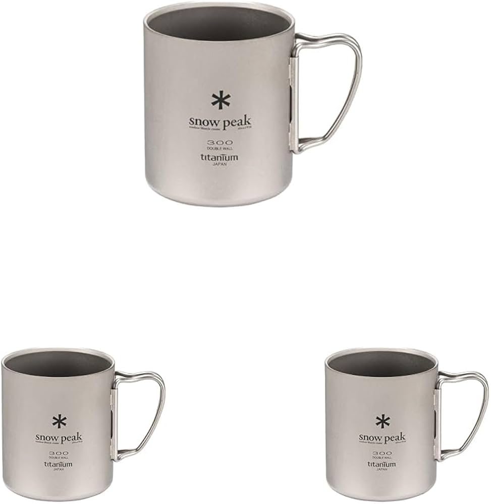 Amazon | Snow Peak(スノーピーク) (snow peak) チタンダブルマグ 300