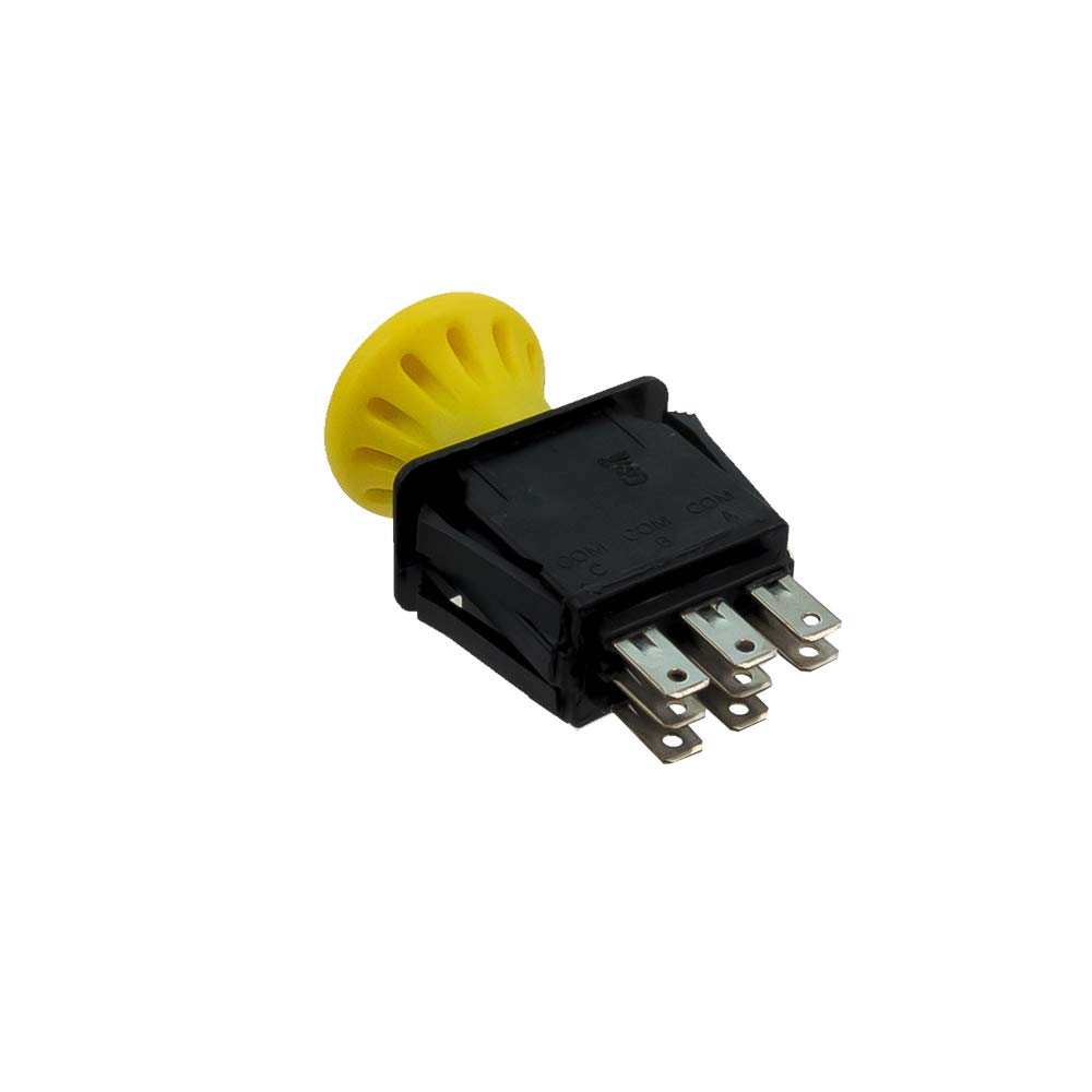 Amazon.com : Scag 10 Amp PTO Push Button Switch 483957 Yellow