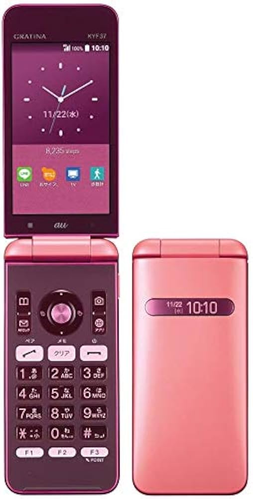 Amazon | GRATINA KYF37 ピンク | KYOCERA | 携帯電話本体
