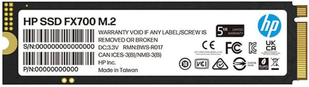 Amazon | HP FX700 PCIe Gen 4x4 M.2 NVMe 2.0 2TB 内蔵ソリッド