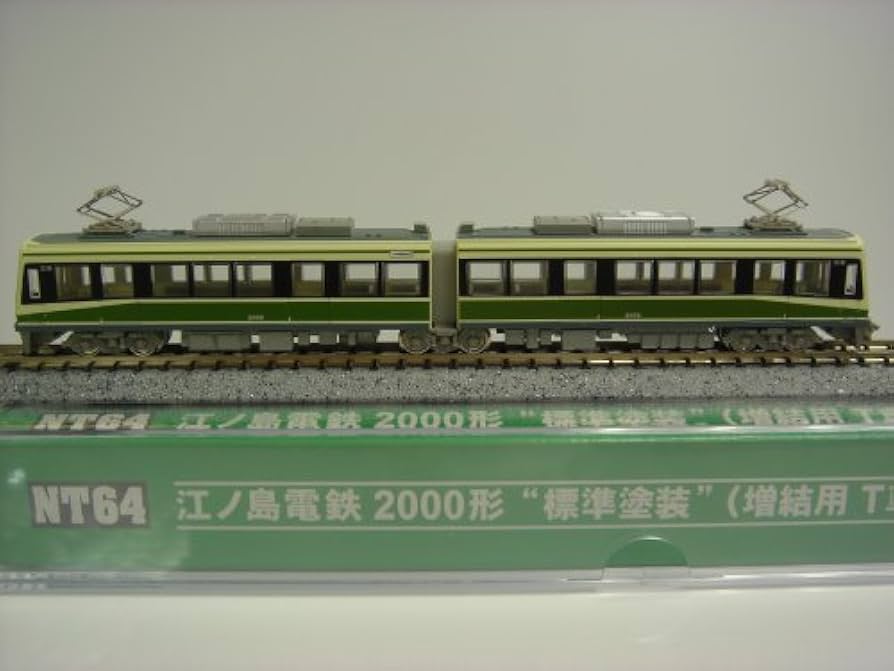 Amazon | Nゲージ NT64 江ノ島電鉄 2000形 標準塗装 (増結用T車