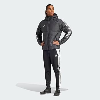 adidas Men's Tiro 24 Winter Jacket, Black/White, X-Small at Amazon