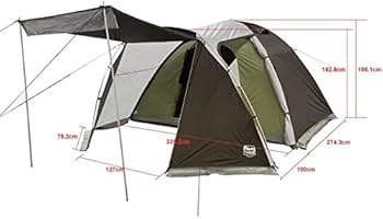 Amazon | TIMBER RIDGE ティンバーリッジ 2ルームテント 6人用