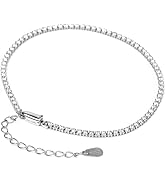 Amazon | PLUSTER ダイヤモンド テニス ブレスレット プラチナ (天然