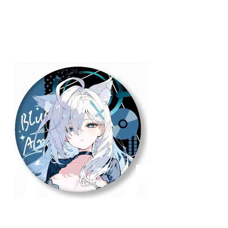 Amazon.co.jp: ブルーアーカイブ 缶バッジ ブローチ バッジ 6個セット