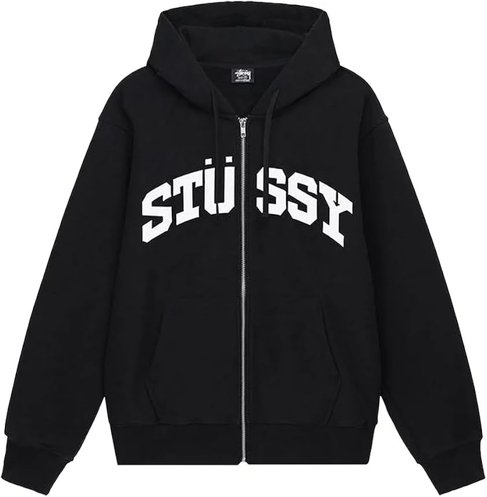 Amazon.co.jp: STUSSY(ステューシー)ジップアップパーカー
