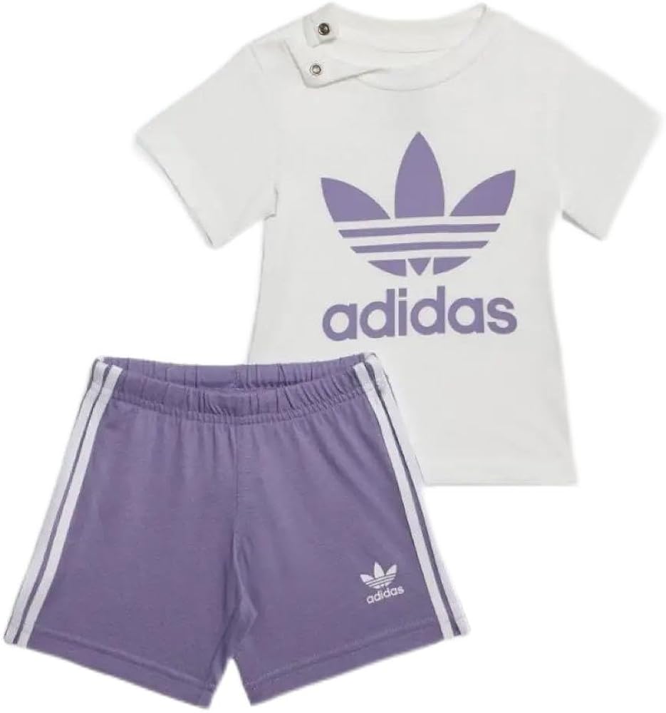 Amazon | アディダス 半袖 セットアップ 90 Tシャツ ショートパンツ