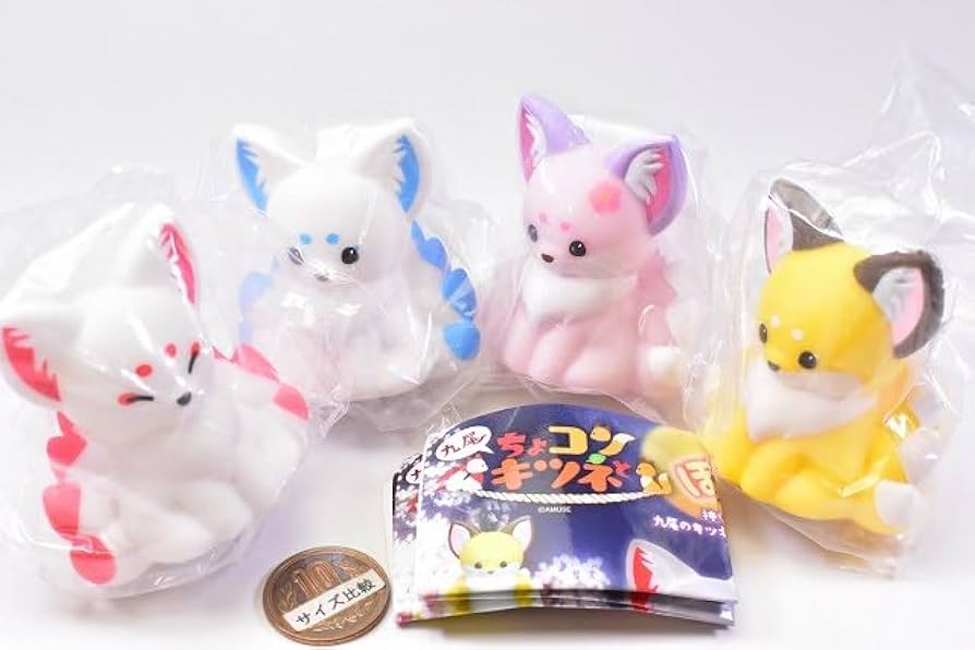 Amazon | ちょコンと九尾キツネ ぽわっとライト 彩 [全4種セット