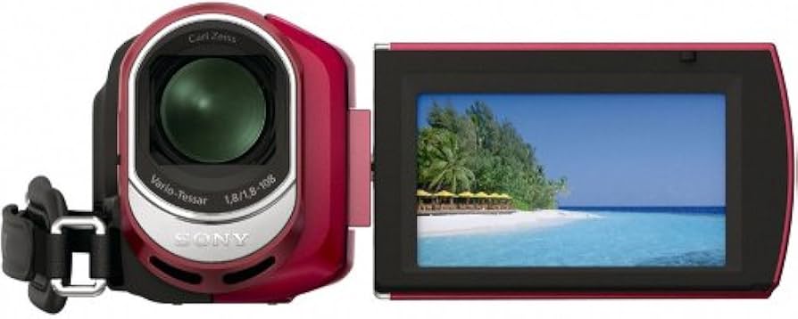 Amazon.com : Sony DCR-SX41 Flash Camcorder w/60x Optical Zoom (Red